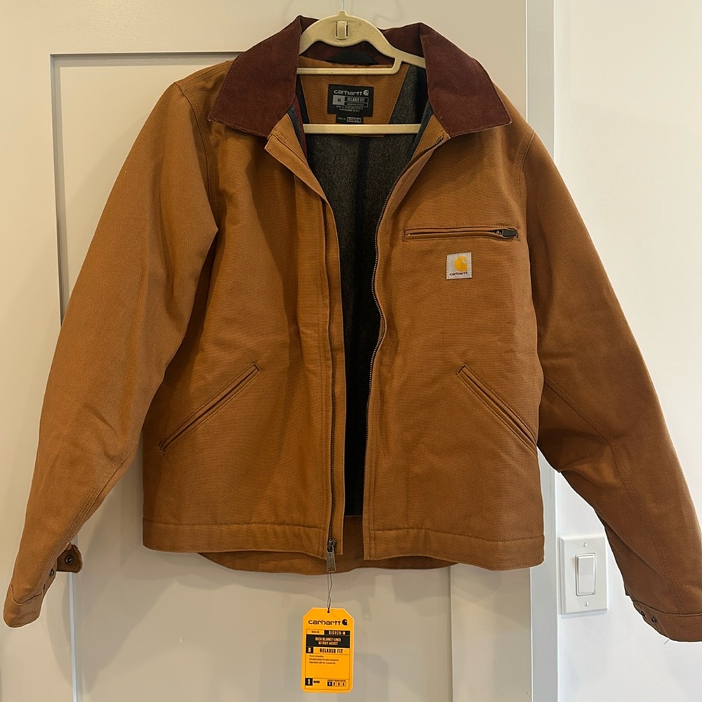 Carhartt Duck Blanket-Lined Detroit Jacket
